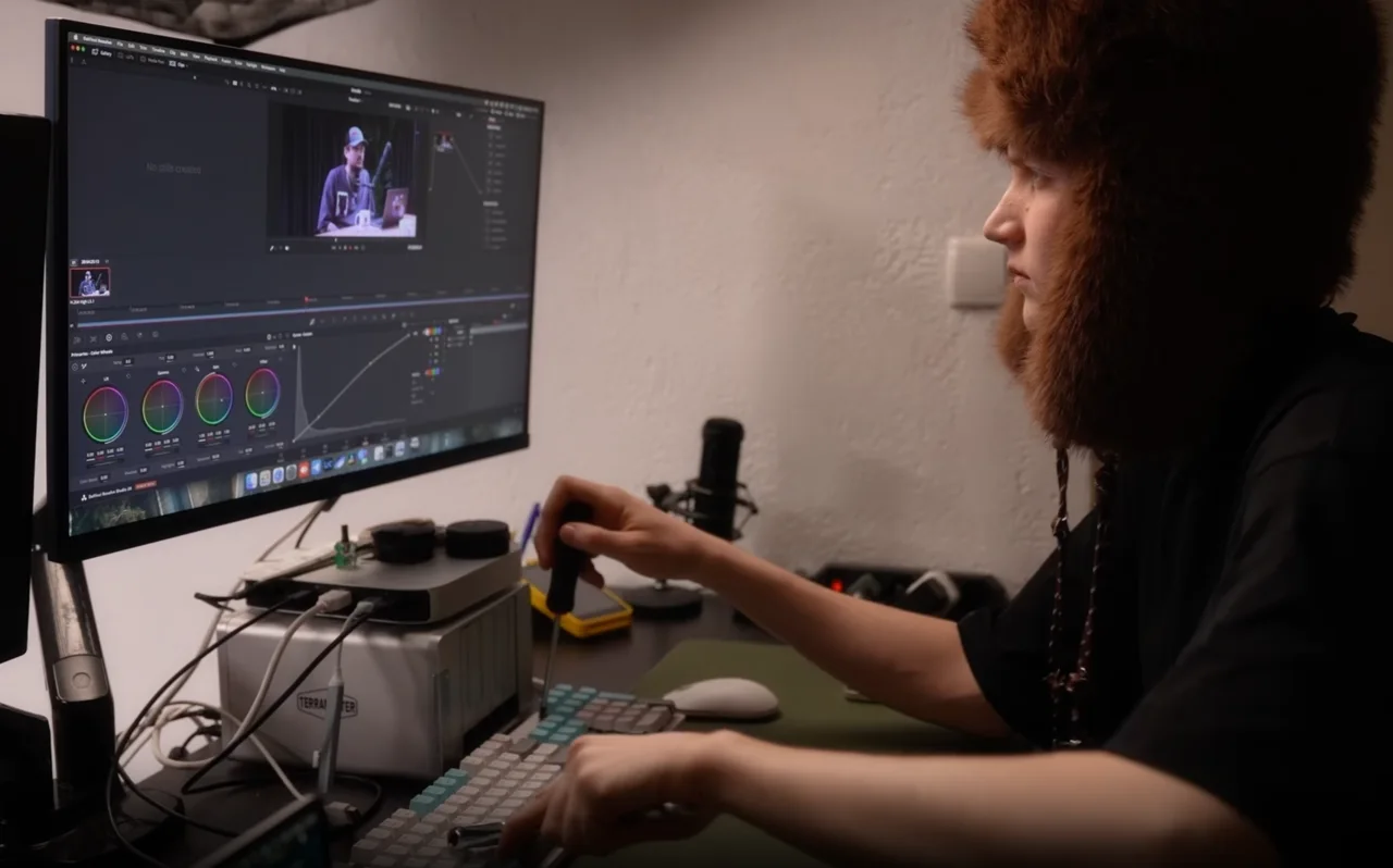 Цветокоррекция выпуска в DaVinci Resolve